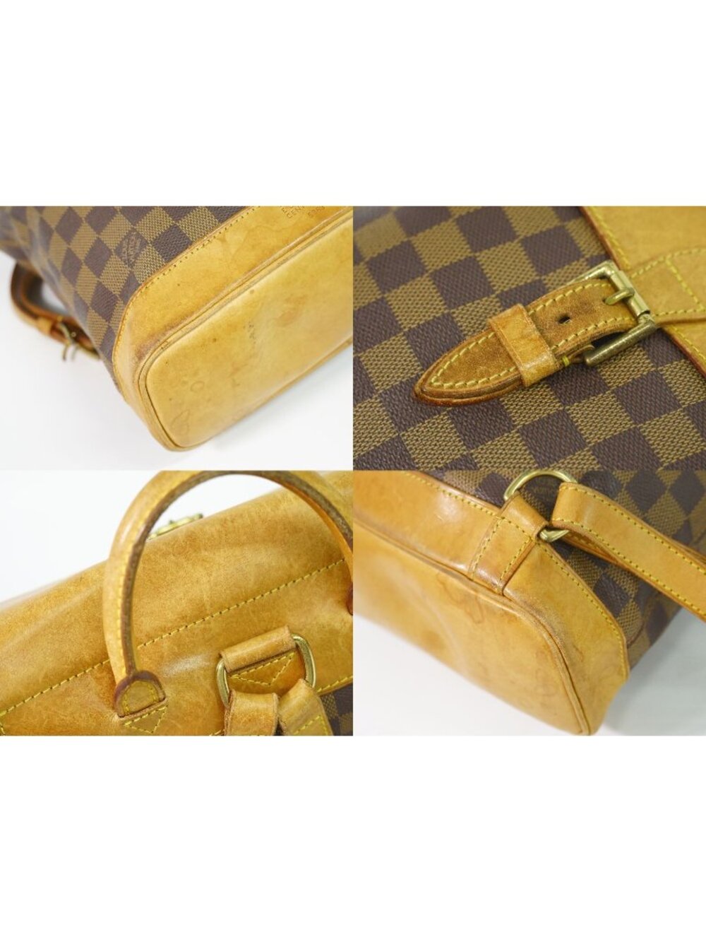 Louis Vuitton LV Harlequin Anniversary Damier Ebene Backpack Brown - Picture 7 of 9